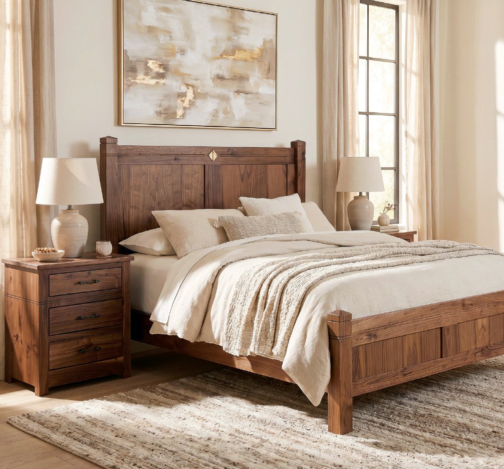 NATURAL RUSTIC WALNUT FURNITURE