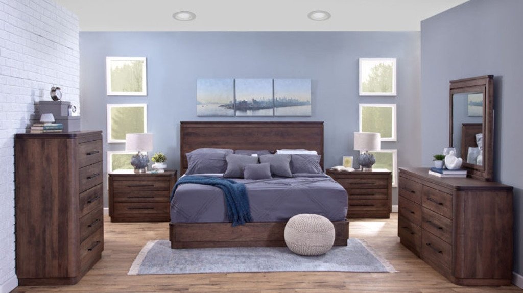 A Winter Bedroom Makeover with Amish Bedroom Furniture