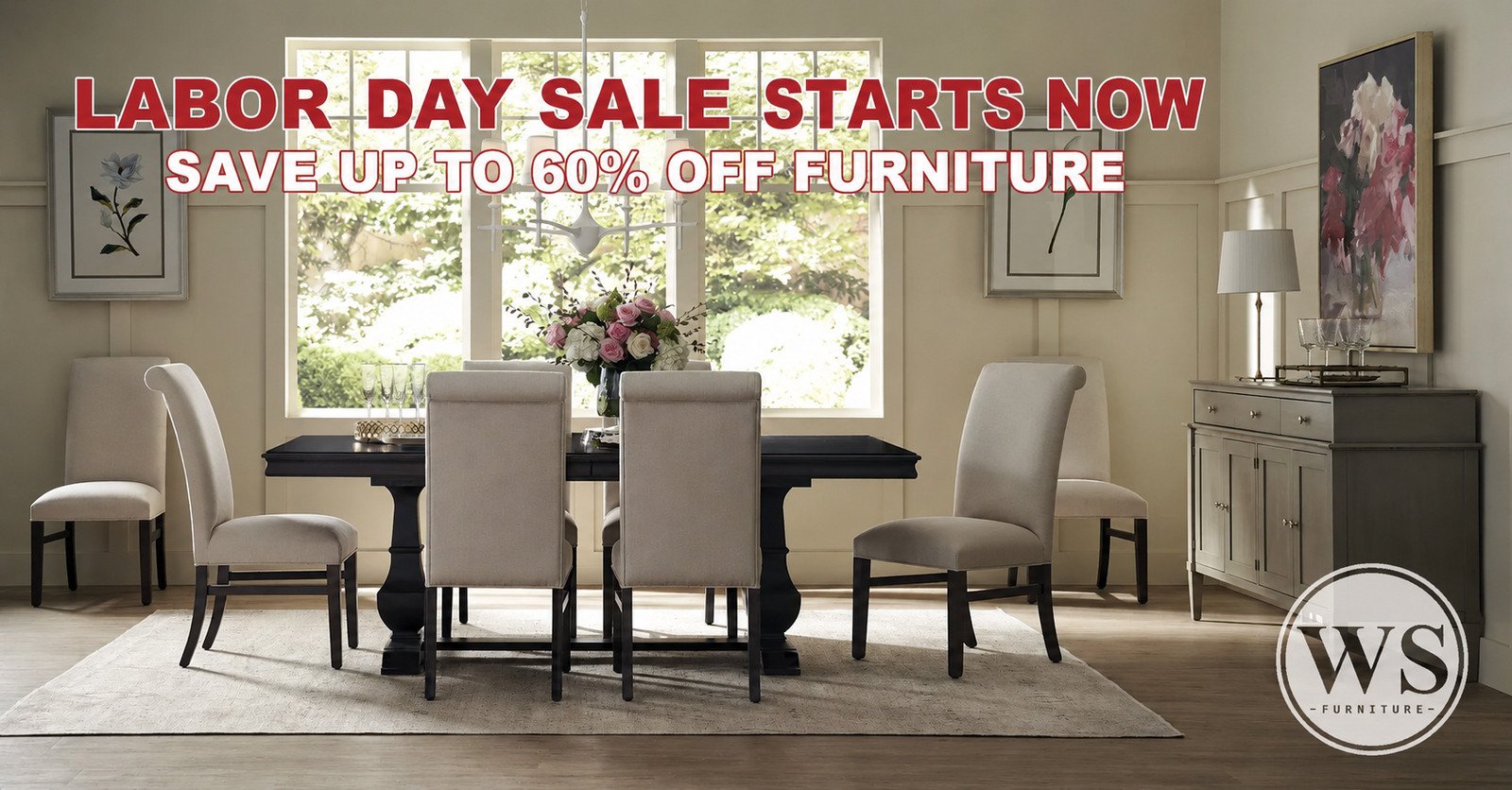 SAVE UP TO 60% OFF FURNITURE