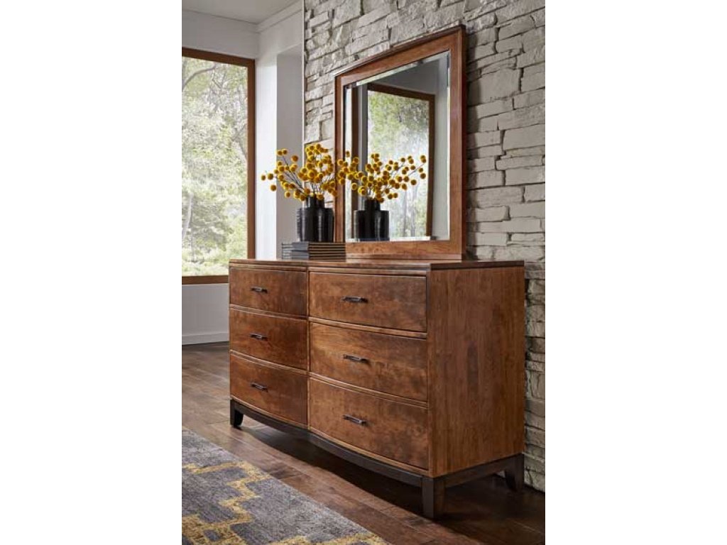 Trieste 6 Drawer Dresser & Mirror