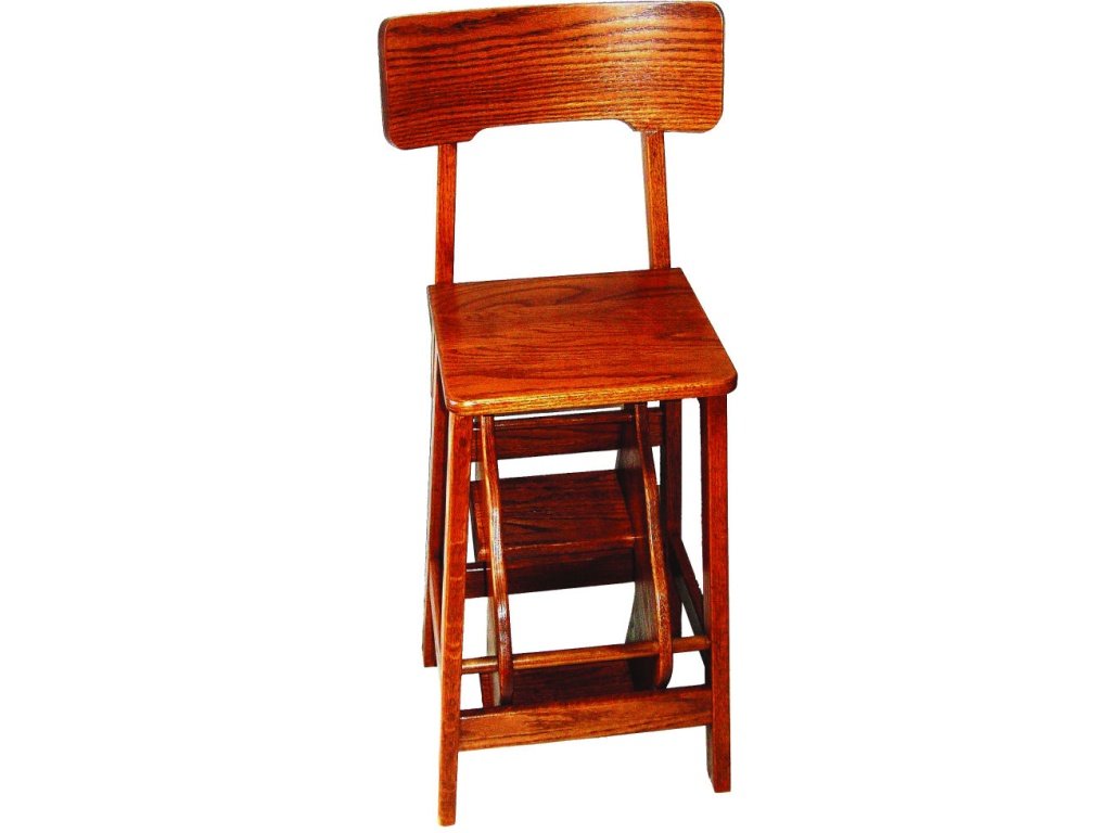 Step Stool With Back