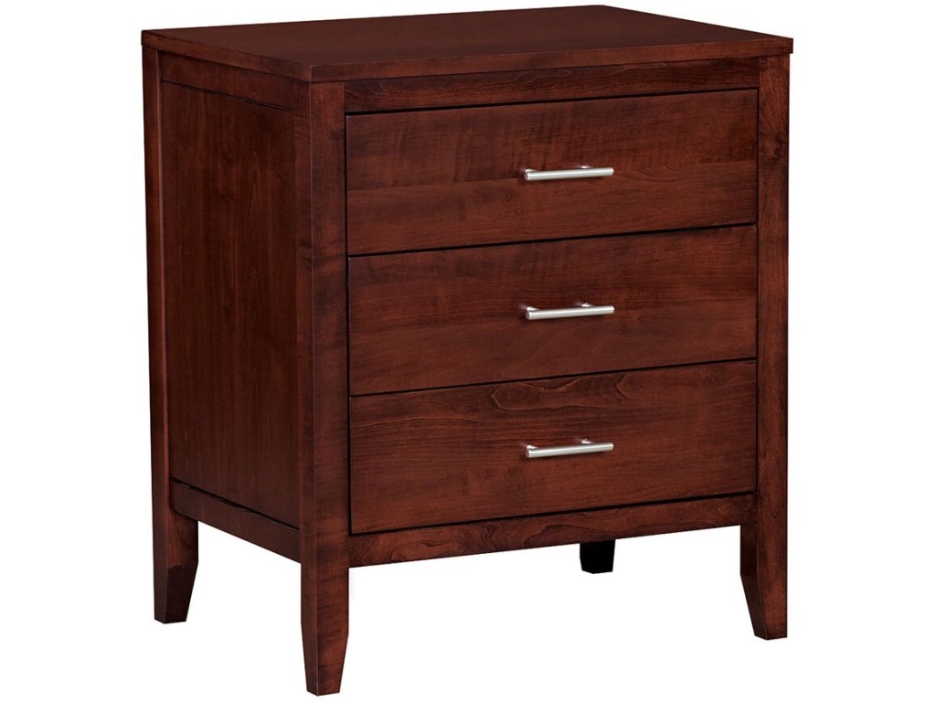 Manhattan 3-Drawer Nightstand