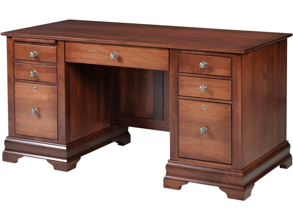 Double Pedestal Jr. Executive Desk