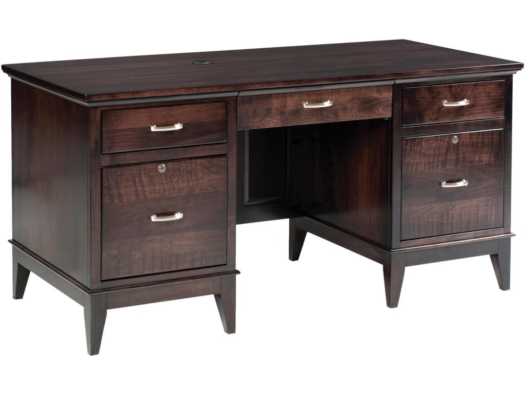 Double Pedestal Jr. Executive Desk