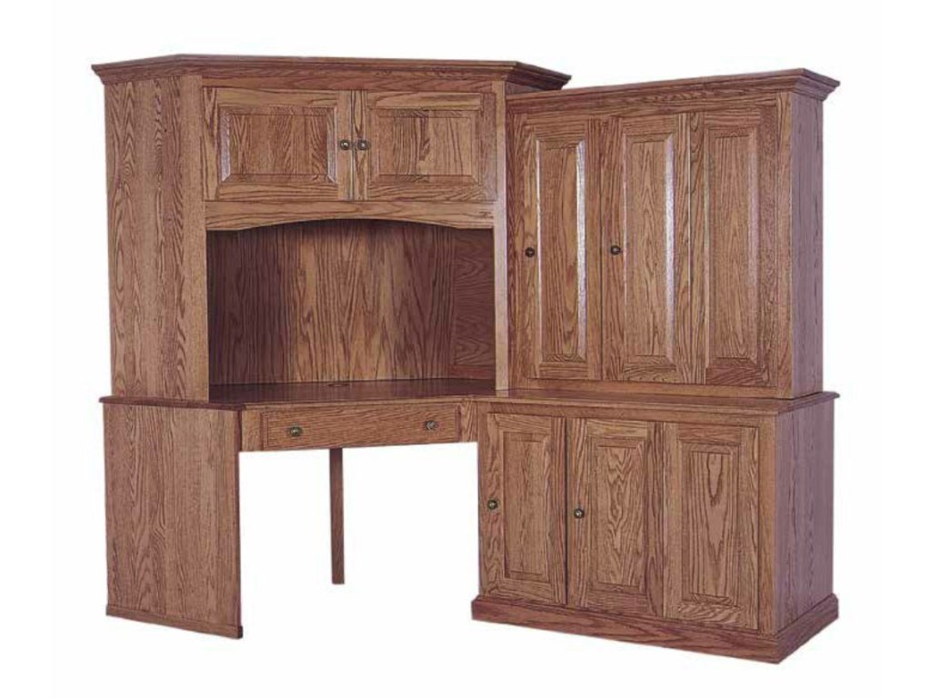 Heirwood 4 Piece Deluxe Corner Computer Center