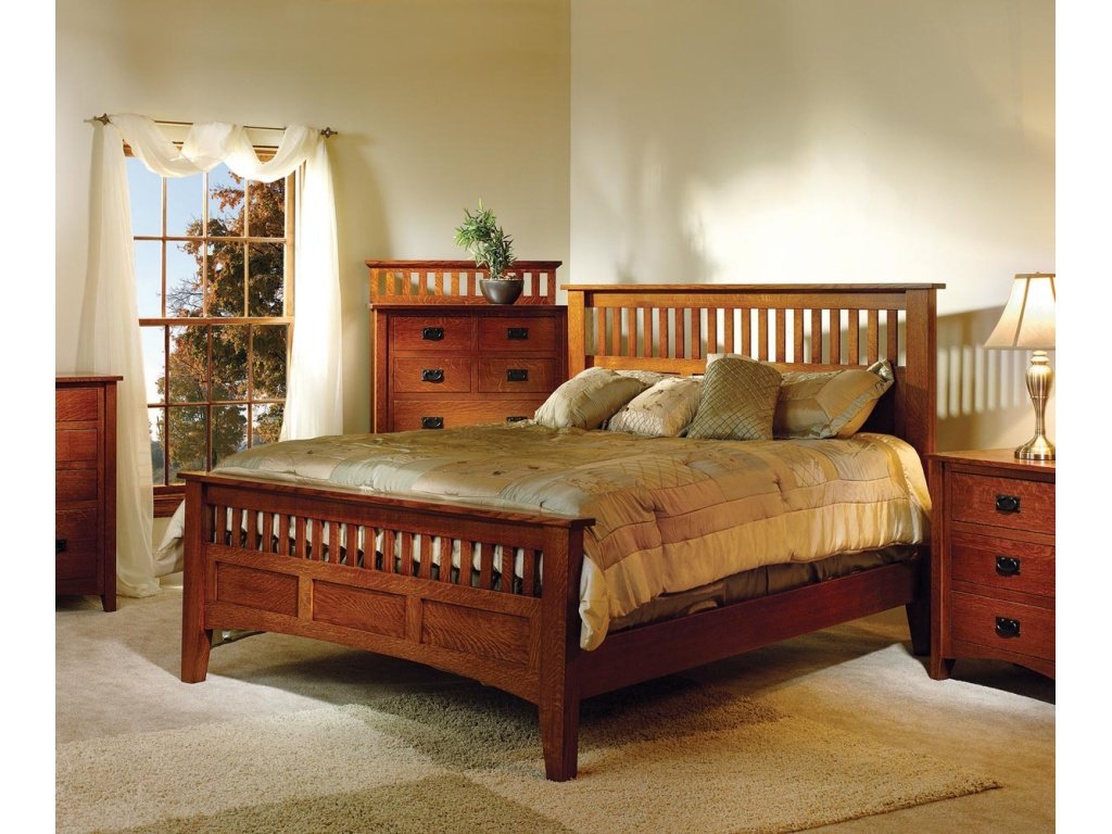 Mission Antique Bedroom Collection