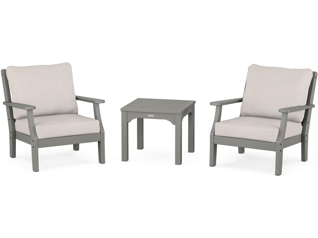 Chinoiserie 3-Piece Deep Seating Set