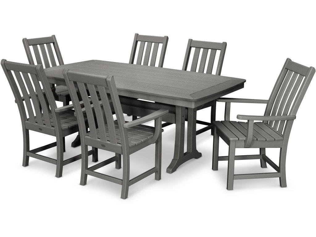 Vineyard 7-Piece Arm Chair Dining Set