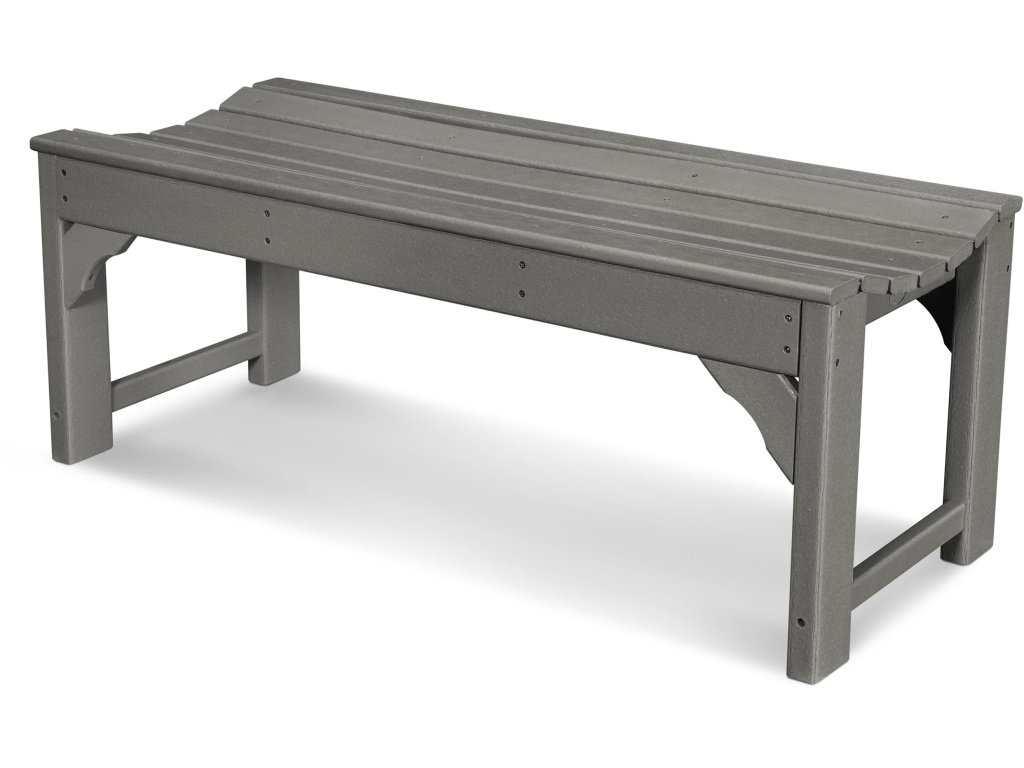 Traditional Garden 48" Backless Bench