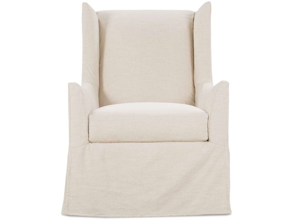 Ellory Slipcover Swivel Chair