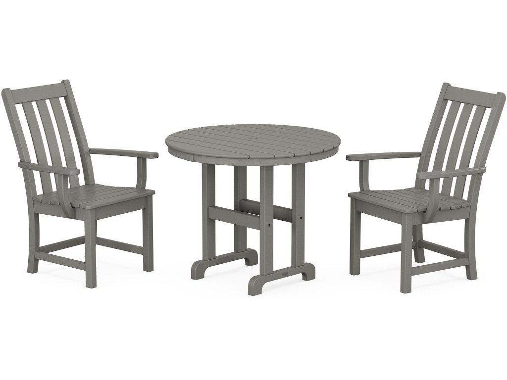 Vineyard 3-Piece Round Dining Set