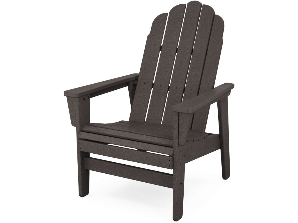 Vineyard Grand Upright Adirondack Chair In Vintage Finish