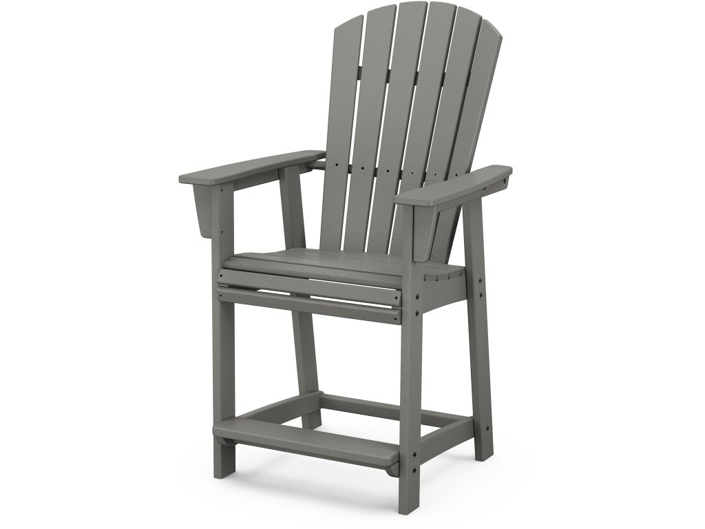 Nautical Curveback Adirondack Counter Chair