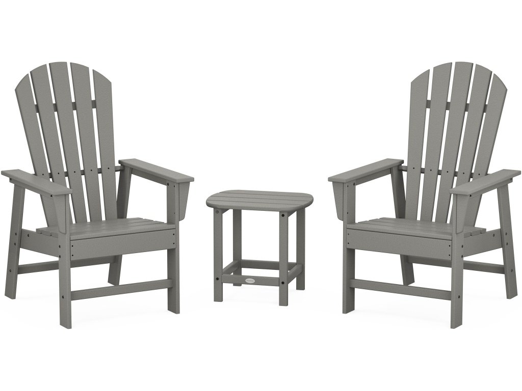 South Beach Casual Chair 3-Piece Set With 18" South Beach Side Table