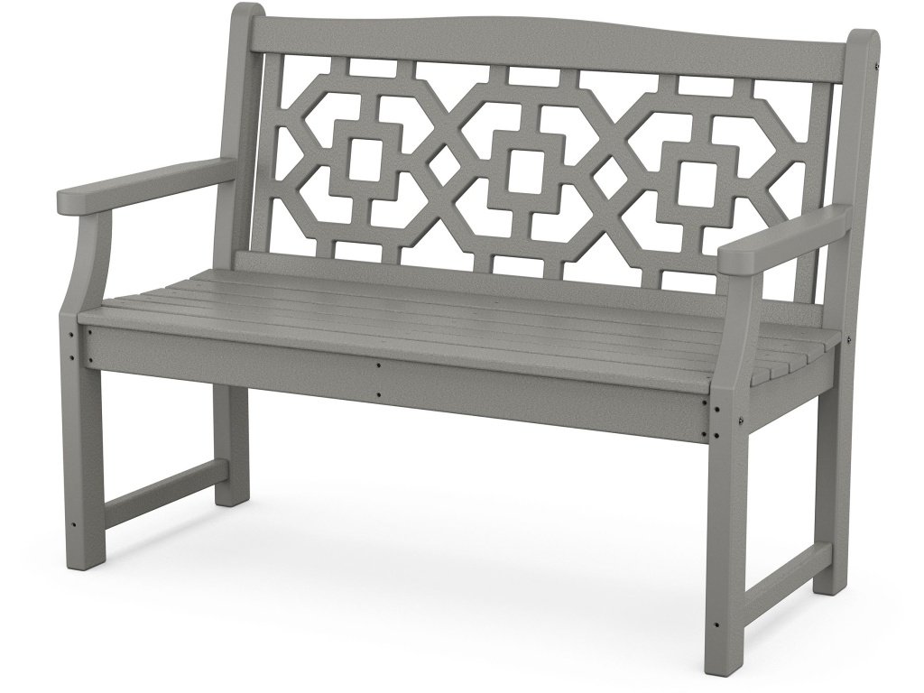 Chinoiserie 48” Garden Bench