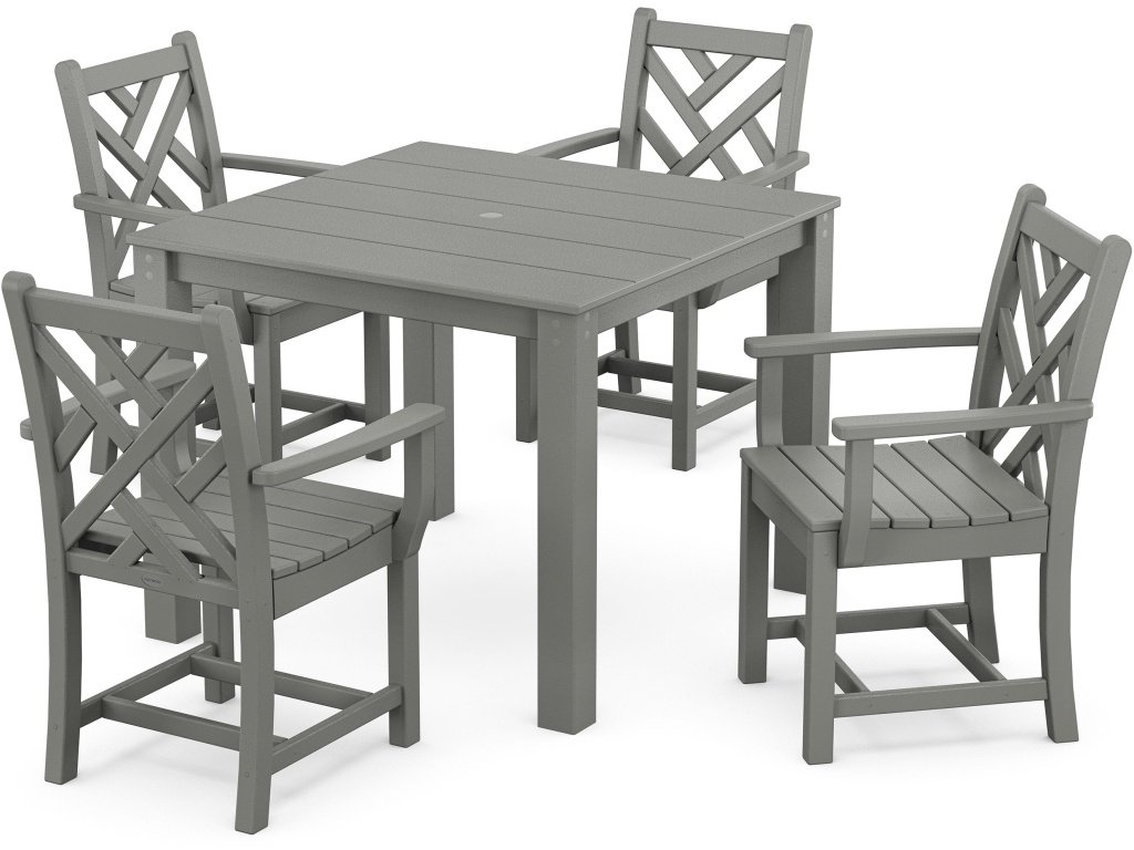 Chippendale 5-Piece Parsons Dining Set