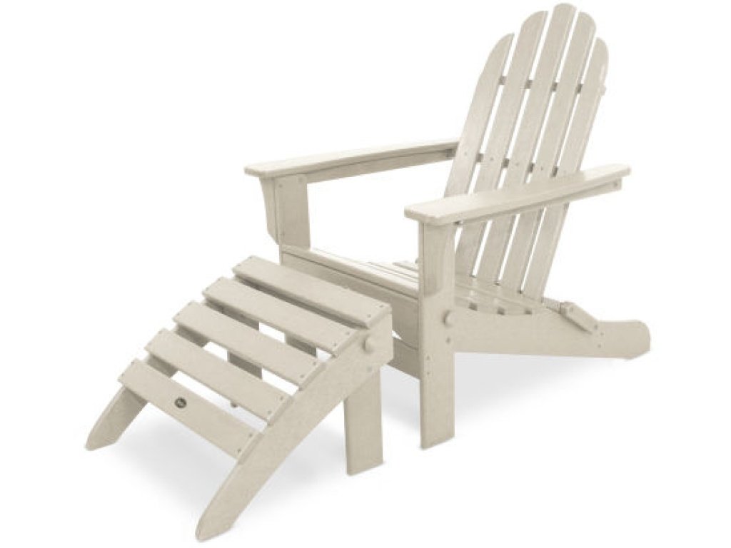 Cape Cod 2-Piece Folding Adirondack Seating Set