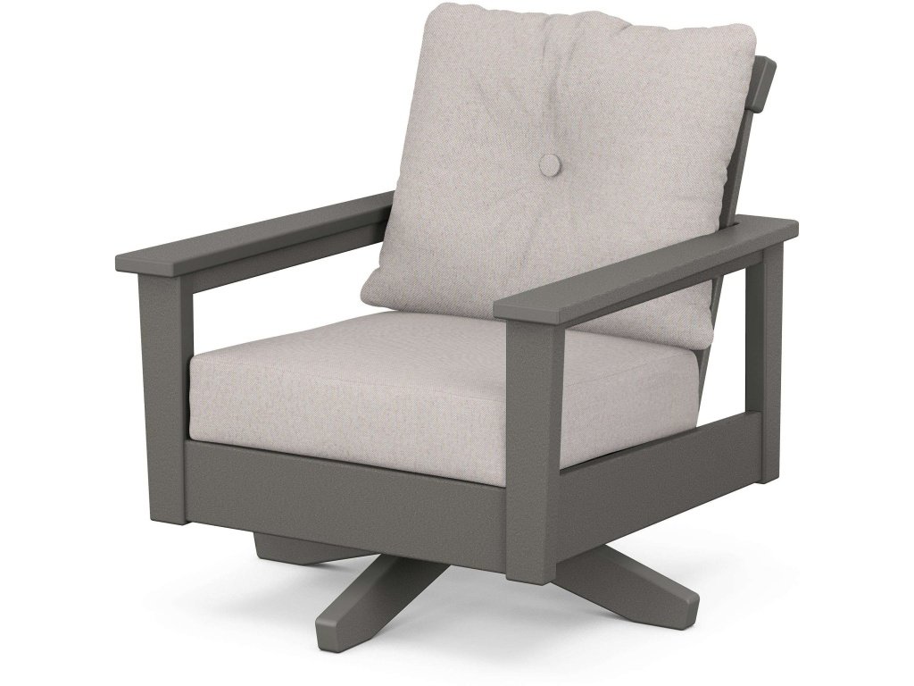 Prescott Deep Seating Swivel Chair