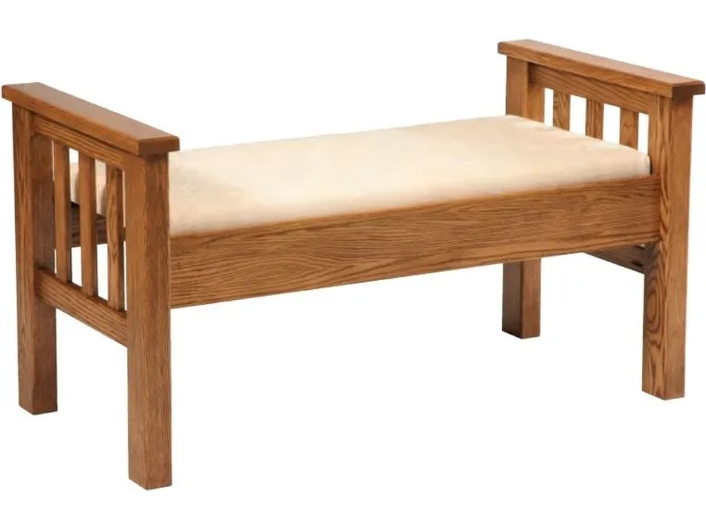 Wide Slat Bench