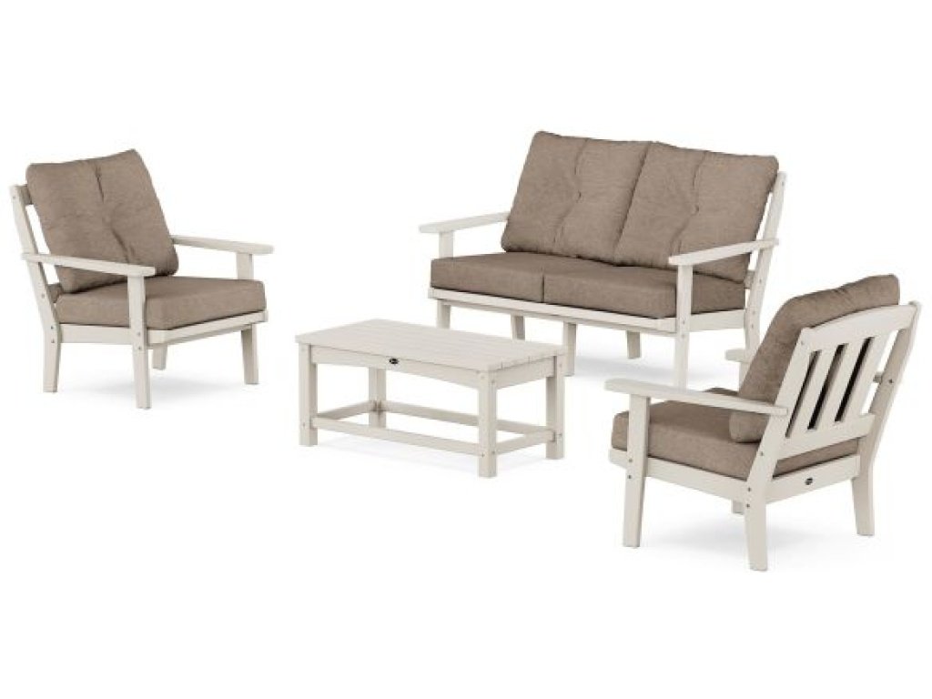 Cape Cod 4-Piece Deep Seating Set with Loveseat