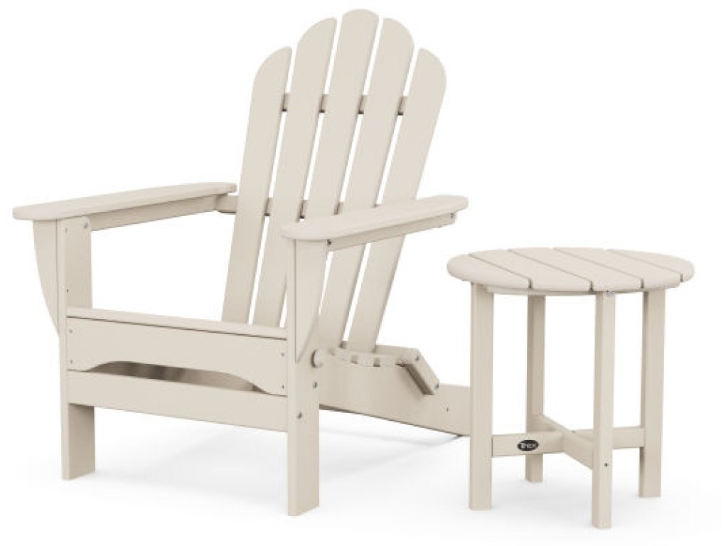 Monterey Bay Folding Adirondack Chair with Side Table