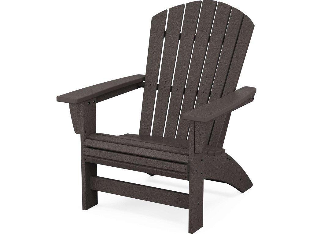 Nautical Grand Adirondack Chair In Vintage Finish