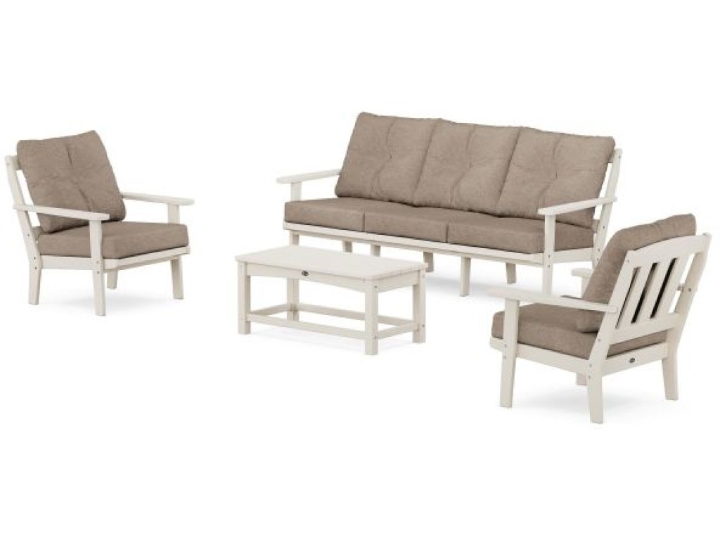 Cape Cod 4-Piece Deep Seating Set with Sofa