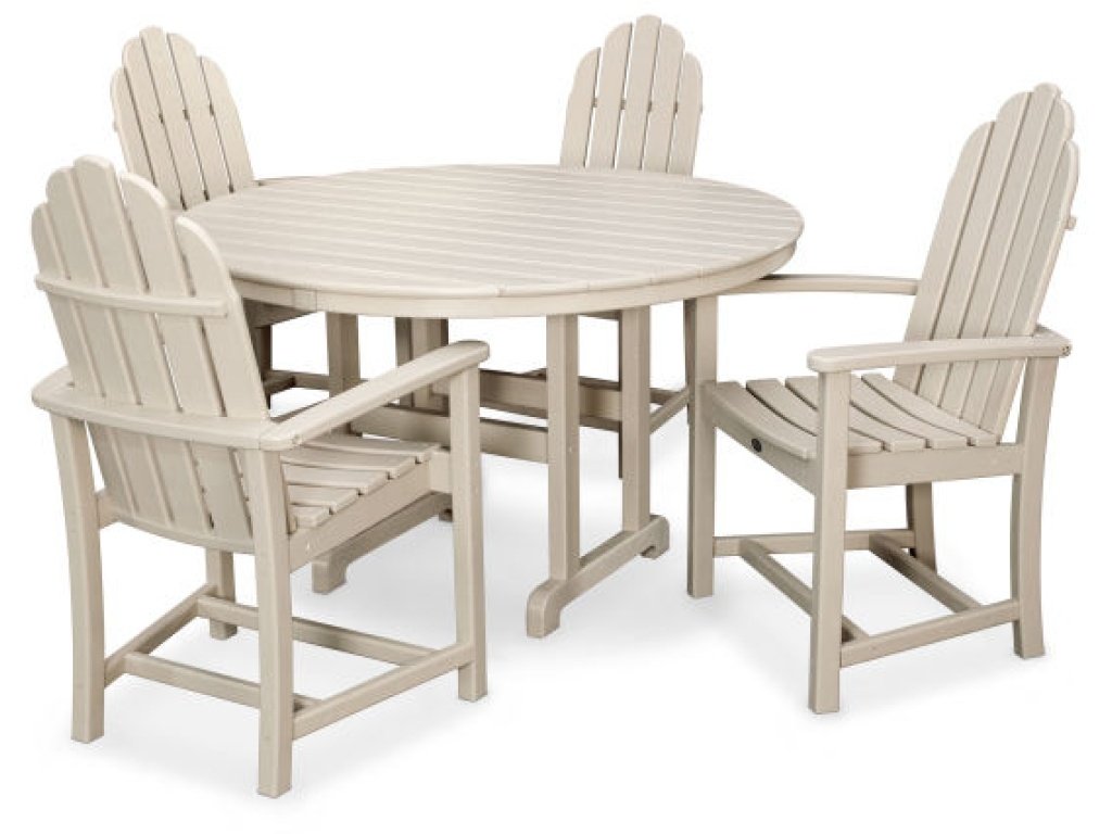 Cape Cod 5-Piece Round Dining Set